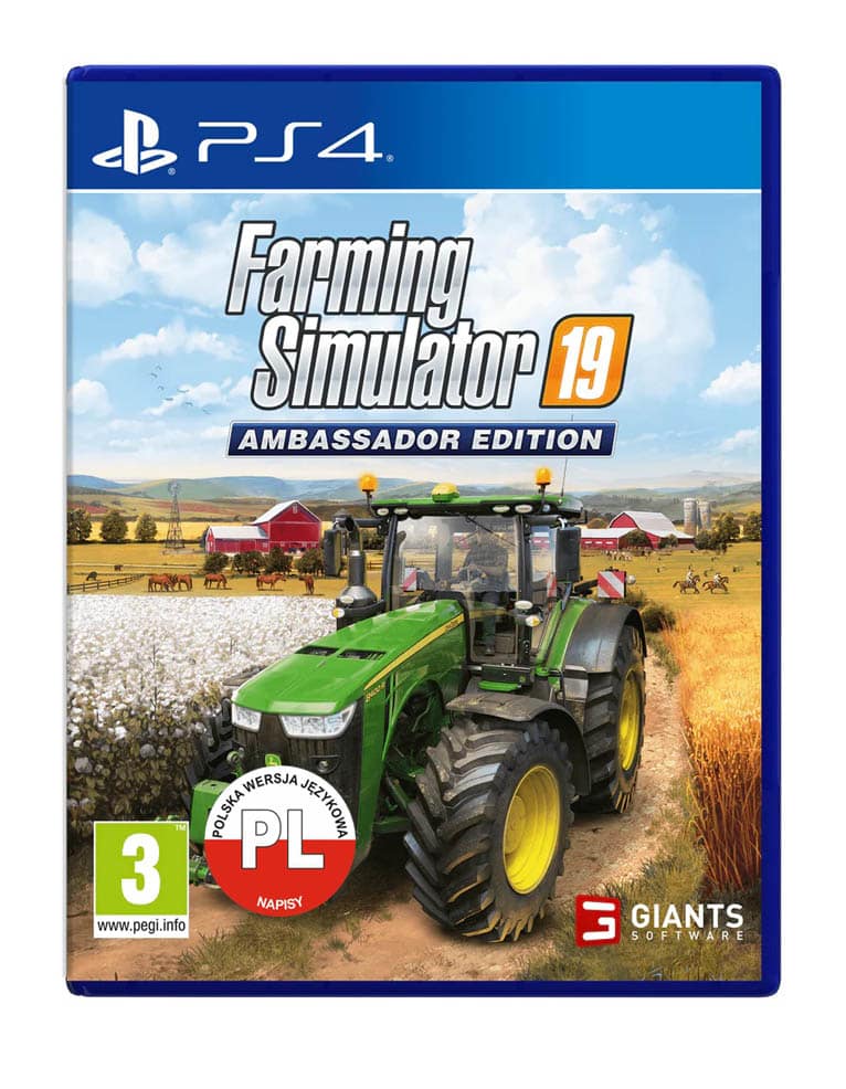 gra ps4 symulator farmy / farming simulator 19 ambassador edition