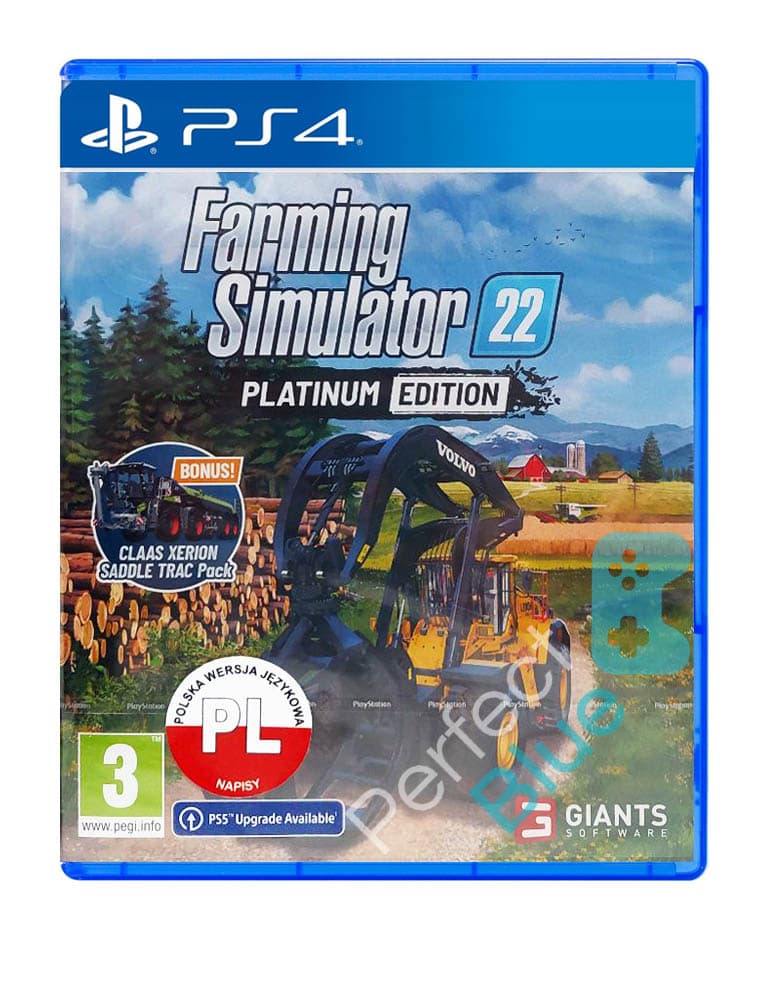 gra ps4 / ps5 / farming simulator 22 platinum edition