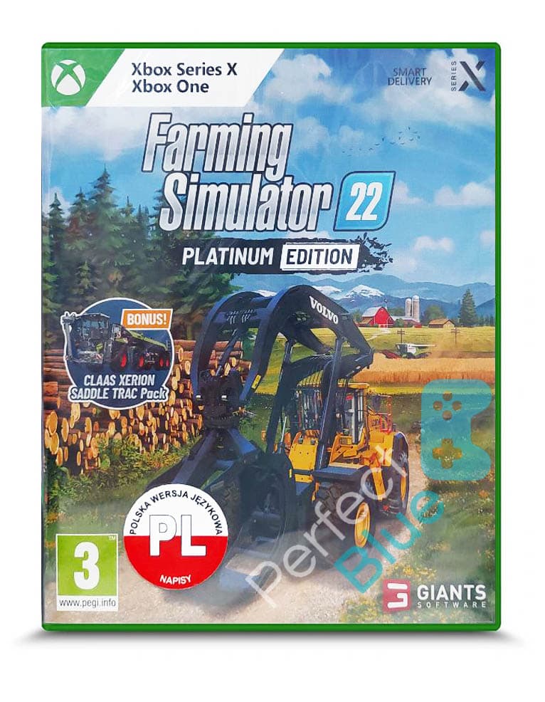 gra xbox one / + xbox series x upgrade / farming simulator 22 platinum edition