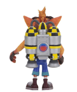 figurka deluxe crash bandicoot z jetpackiem / action figure / 17 cm