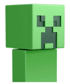 gadżet ruchoma figurka minecraft / creeper 7cm