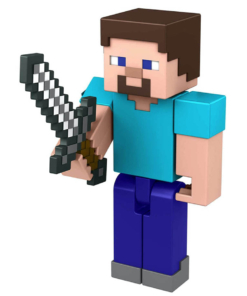gadżet ruchoma figurka minecraft / steve 8cm