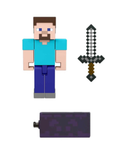 gadżet ruchoma figurka minecraft / steve 8cm