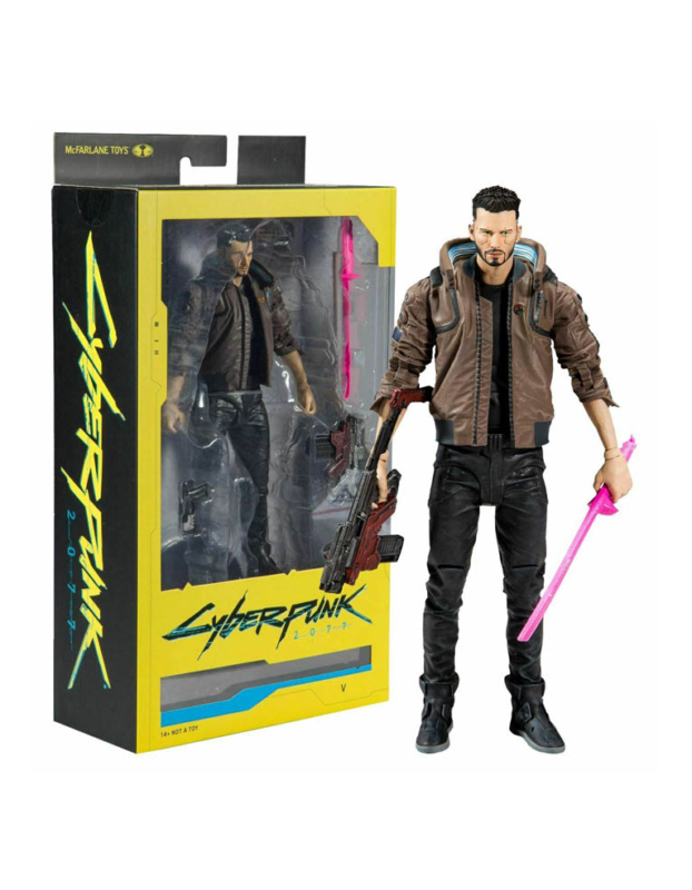 figurka cyberpunk 2077 male v / 17cm