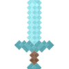 gadżet zabawka / diamentowy miecz / minecraft