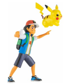 gadżet 2 figurki pokemon: ash + pikachu