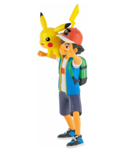 gadżet 2 figurki pokemon: ash + pikachu