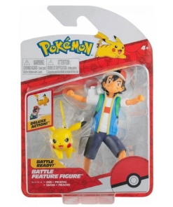 gadżet 2 figurki pokemon: ash + pikachu