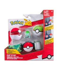 gadżet pokemon clip n go / pas trenera pokeball / bulbasaur
