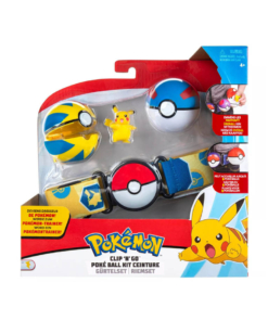 gadżet pokemon clip n go / pas trenera pokeball / pikachu
