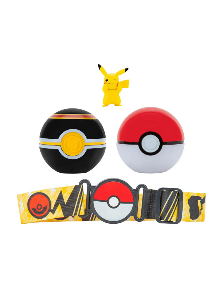 gadżet pokemon clip n go / pas trenera pokeball / pikachu / ver. 2