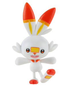 gadżet pokemon clip n go / pas trenera pokeball / scorbunny