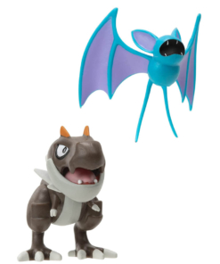 gadżet figurki pokemon battle select / górska jaskinia + tyrunt + zubat