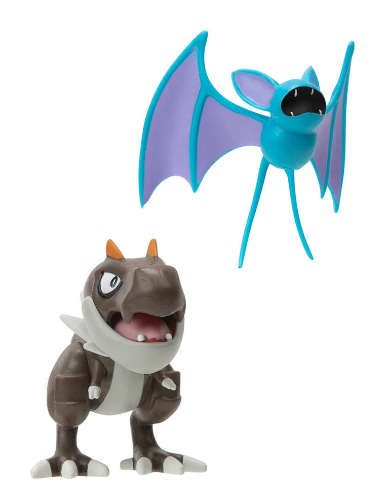 gadżet figurki pokemon battle select / górska jaskinia + tyrunt + zubat
