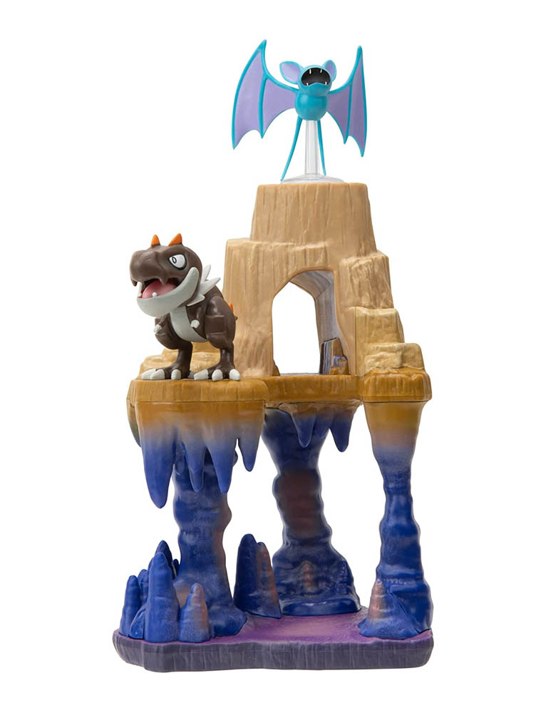 gadżet figurki pokemon battle select / górska jaskinia + tyrunt + zubat