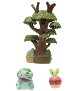 gadżet figurki pokemon battle select / letni las + bulbasaur + applin