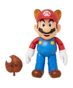 gadżet zestaw 2 figurek super mario: raccoon mario + mario raton laveur