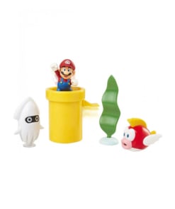 gadżet zestaw 5 figurek super mario / underwater diorama set