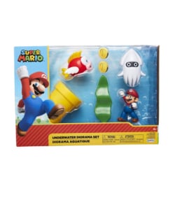 gadżet zestaw 5 figurek super mario / underwater diorama set
