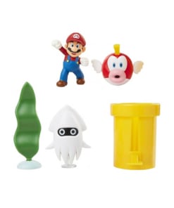 gadżet zestaw 5 figurek super mario / underwater diorama set
