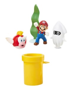 gadżet zestaw 5 figurek super mario / underwater diorama set
