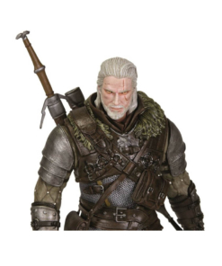 gadżet figurka wiedźmin iii: dziki gon / geralt z rivii w zbroi szkoły niedźwiedzia