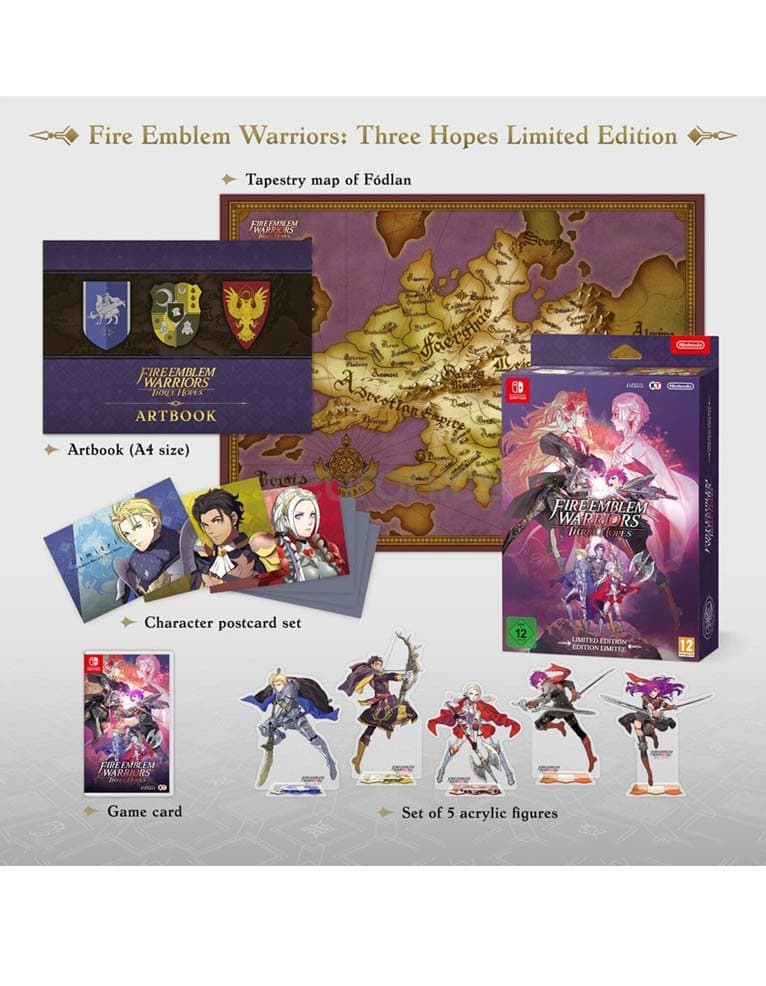 gra nintendo switch fire emblem warriors: three hopes limited edition