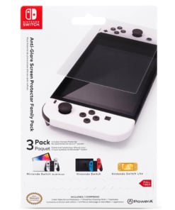 powera / 3x folia ochronna na ekran / konsola nintendo switch / switch oled / switch lite