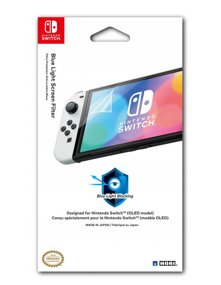 hori folia chroniąca przed szkodliwym światłem / nintendo switch oled
