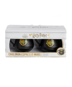 gadżet zestaw 2 kubków do espresso / harry potter kociołek