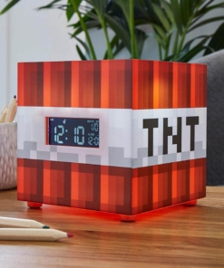 gadżet lampka / budzik / zegar / minecraft tnt