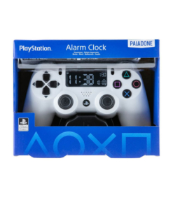 gadżet zegar z budzikiem / biały kontroler dualshock