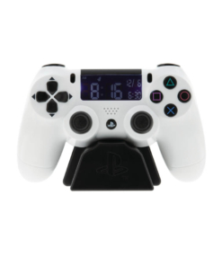 gadżet zegar z budzikiem / biały kontroler dualshock
