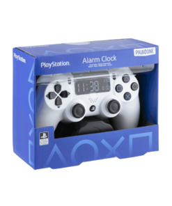gadżet zegar z budzikiem / biały kontroler dualshock