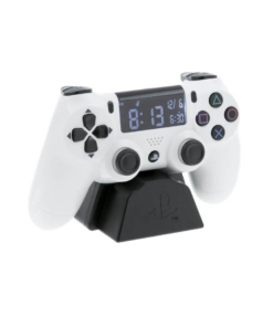 gadżet zegar z budzikiem / biały kontroler dualshock