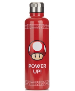 gadżet metalowa butelka na wodę / kubek podróżny / super mario / power up!