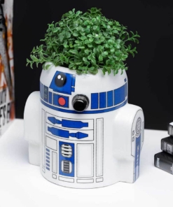 gadżet doniczka / przybornik na biurko / star wars / r2 d2