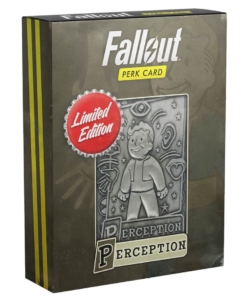 gadżet kolekcjonerska karta / fallout perk card / perception / percepcja