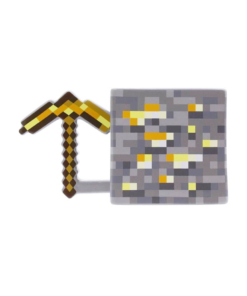 gadżet kubek minecraft złoty kilof