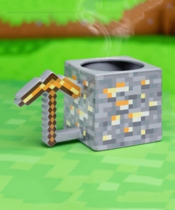 gadżet kubek minecraft złoty kilof