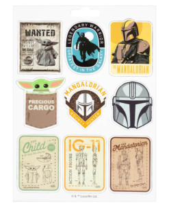 gadżet zestaw 18 magnesów / star wars / the mandalorian