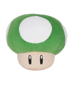 gadżet pluszowa maskotka super mario zielony grzybek / 15cm