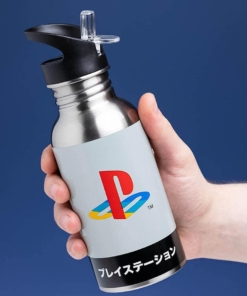 gadżet metalowa butelka playstation classic
