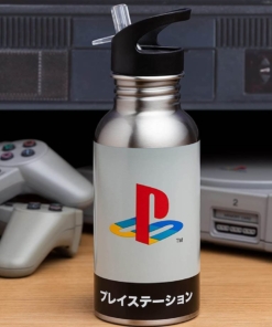 gadżet metalowa butelka playstation classic