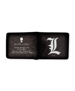 gadżet portfel death note symbol l