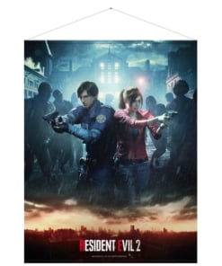 gadżet plakat resident evil 2 leon and clair