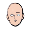 gadżet przypinka one punch man / saitama