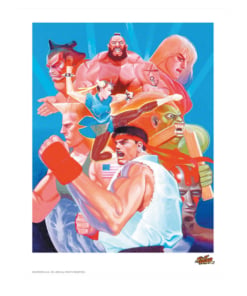 litografia street fighter hadouken