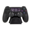 gadżet zegar z budzikiem / czarny kontroler dualshock