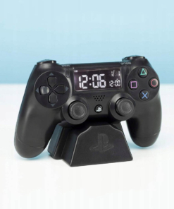gadżet zegar z budzikiem / czarny kontroler dualshock